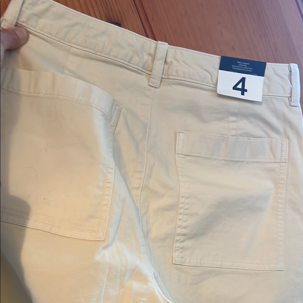 Gap cream pants size 4